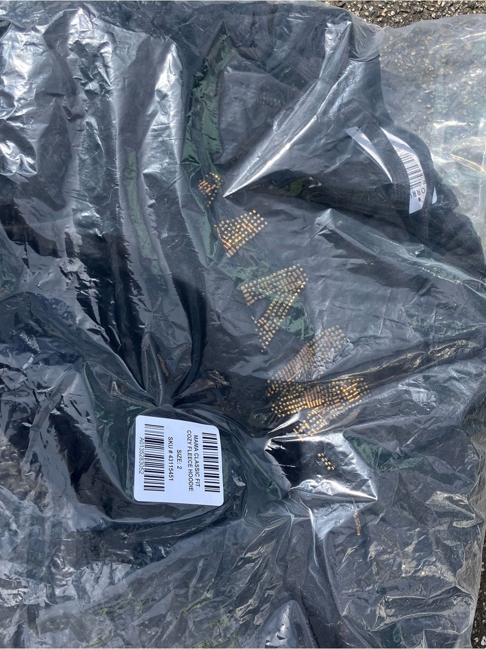 “MAMA” black hoodie sweatshirt by Torrid brand, size 2, new